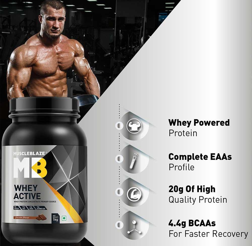 MuscleBlaze Whey Active Supplement