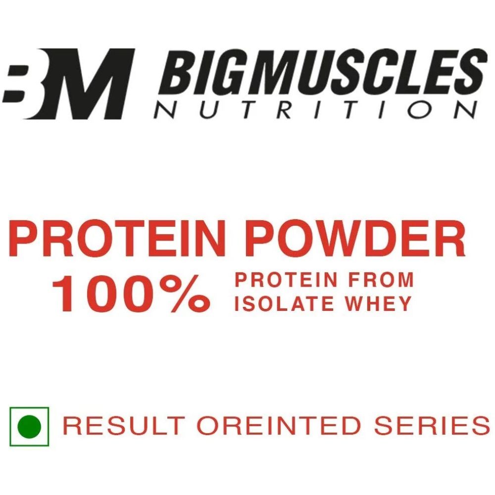 Big Muscles Nutrition Zero Protein Powder From 100% Whey Isolate