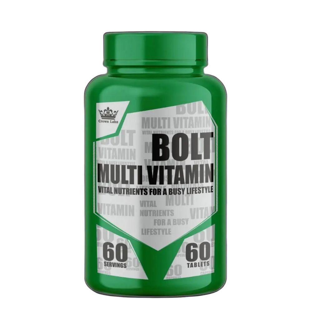Crown Labz Bolt Multivitamin, 60 Tablets