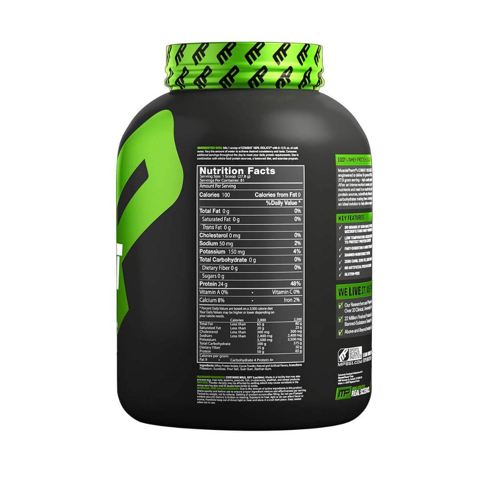 MusclePharm Combat 100% Isolate, 5 Lbs