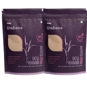fitabana khand / raw sugar (pack of 2)